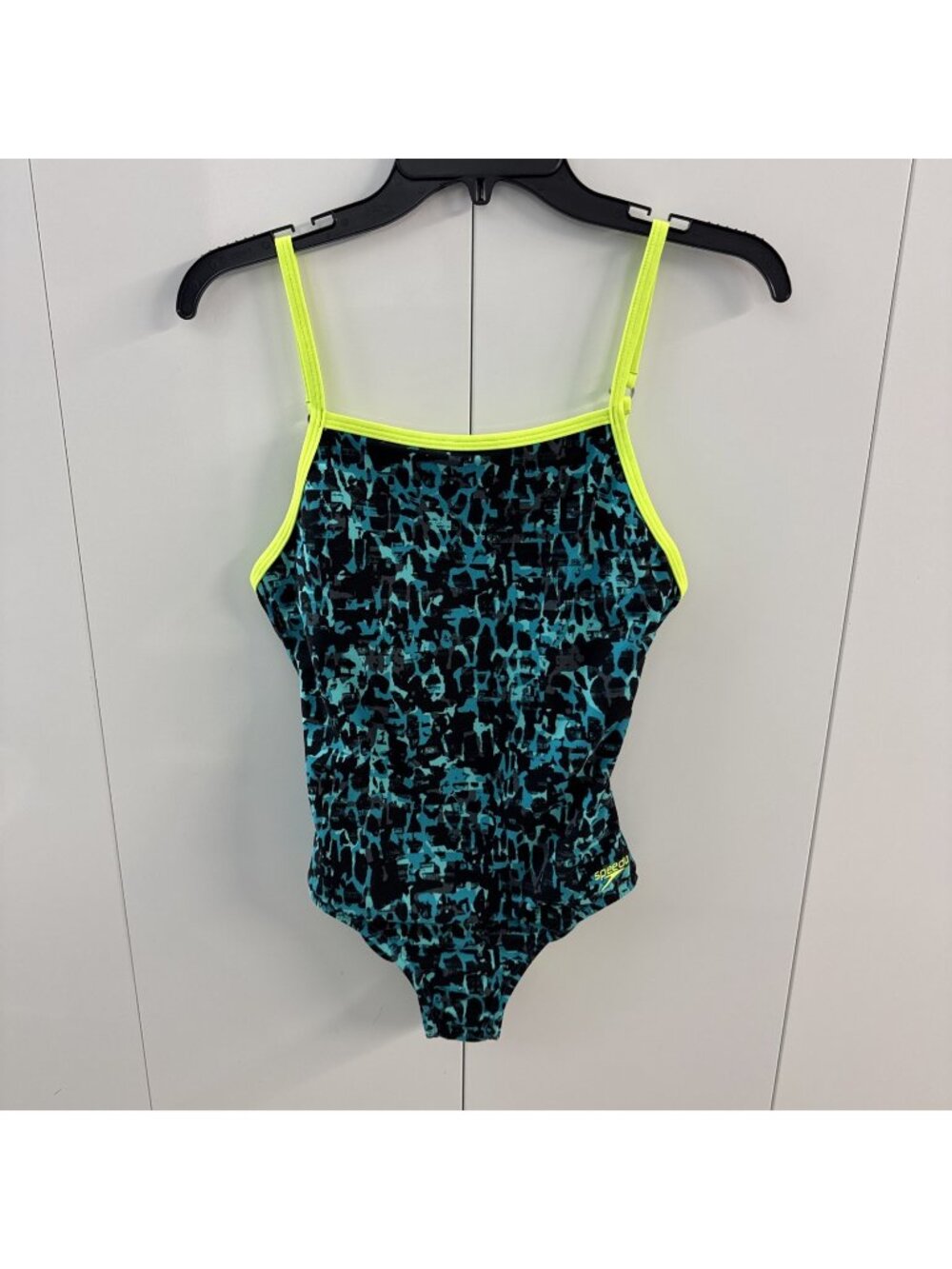 Speedo One-Piece Swimsuit Women's Fit Endurance Lite Power Clip Back Size 4